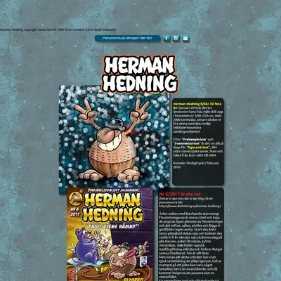 HERMAN HEDNING startsida 2018