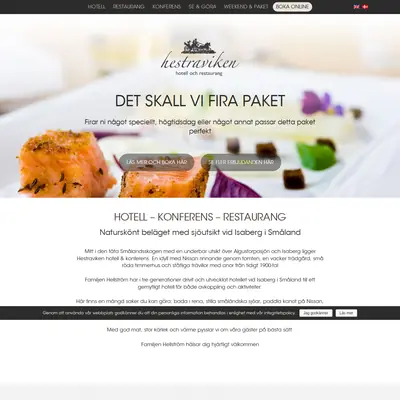 www.hestraviken.se startsida 2019