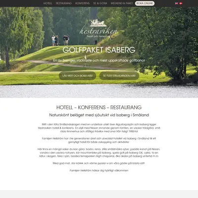 www.hestraviken.se startsida 2020