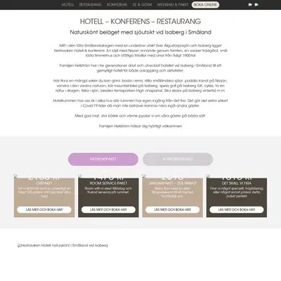 www.hestraviken.se startsida 2021