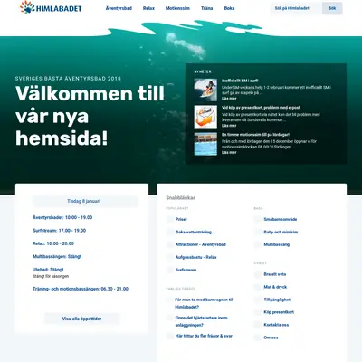 Himlabladet startsida 2019