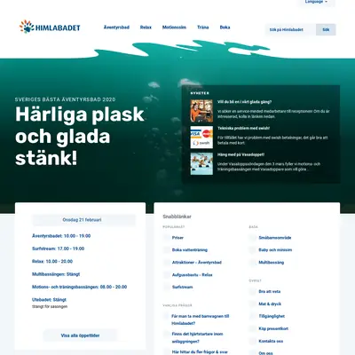 Himlabladet startsida 2024
