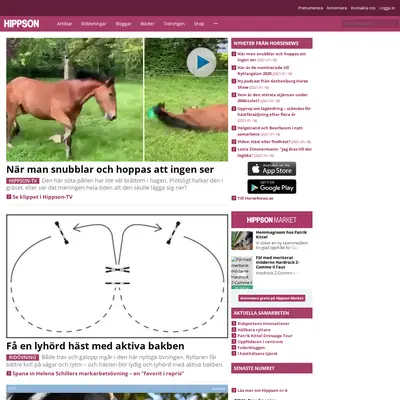 Hippson startsida 2021