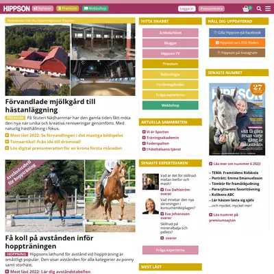 Hippson startsida 2023