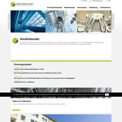 www.hissforbundet.se startsida 2016