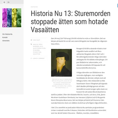 HISTORIA NU startsida 2018