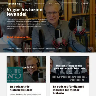 HISTORIA NU startsida 2021