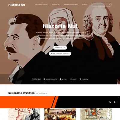 HISTORIA NU startsida 2023