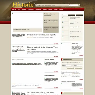 Allt om Historia startsida 2010