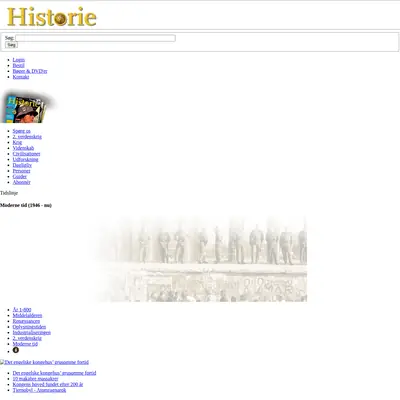 Allt om Historia startsida 2011