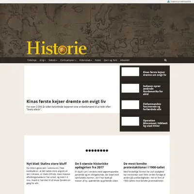 Allt om Historia startsida 2018