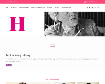 Historiskan startsida 2016