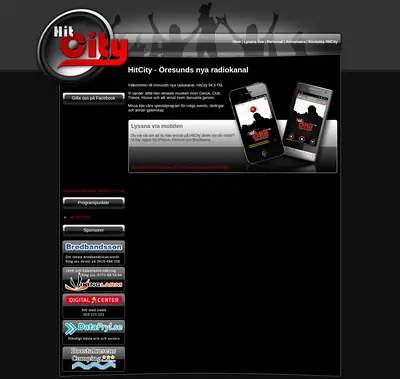 Hitcity startsida 2013