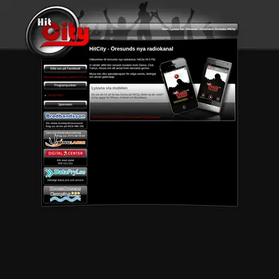 Hitcity startsida 2014