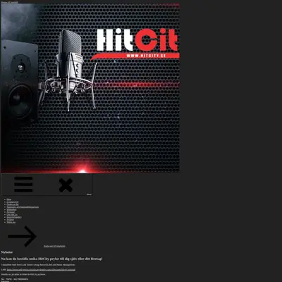 Hitcity startsida 2026