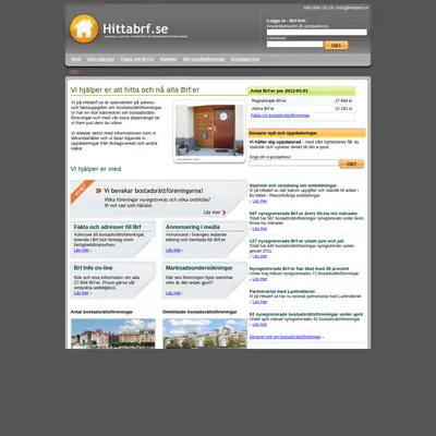 www.hittabrf.se startsida 2012