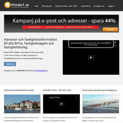 www.hittabrf.se startsida 2021