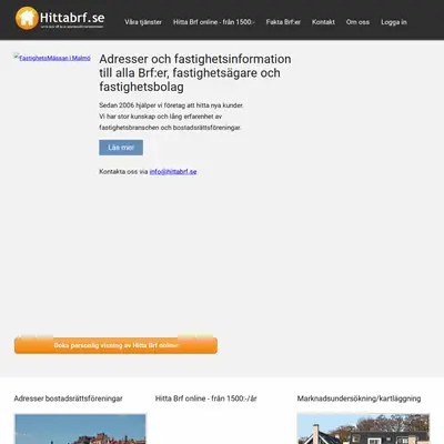 www.hittabrf.se startsida 2026