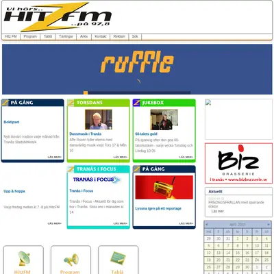 Hitzfm 97,8 Sommenbygd startsida 2010
