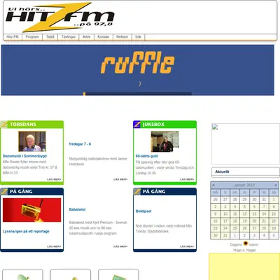 Hitzfm 97,8 Sommenbygd startsida 2012