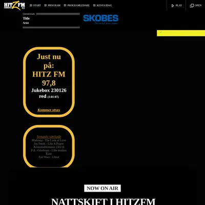 Hitzfm 97,8 Sommenbygd startsida 2023