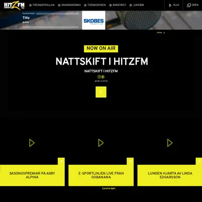 Hitzfm 97,8 Sommenbygd startsida 2025