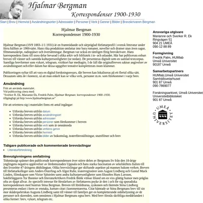 www.hjalmarbergman.se startsida 2014