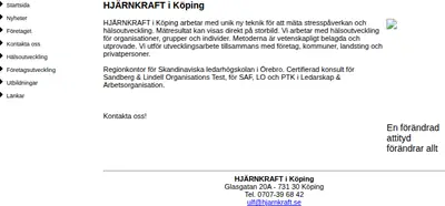 HJÄRNKRAFT startsida 2007
