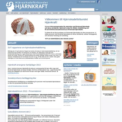 HJÄRNKRAFT startsida 2013