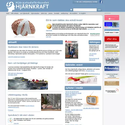 HJÄRNKRAFT startsida 2018