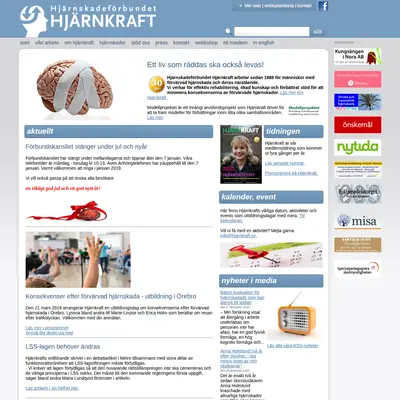 HJÄRNKRAFT startsida 2019