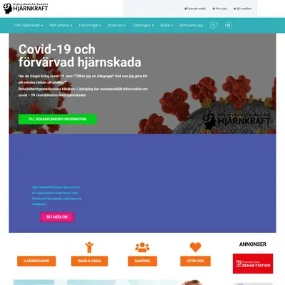 HJÄRNKRAFT startsida 2020