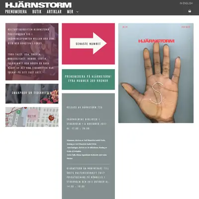 Hjärnstorm startsida 2018