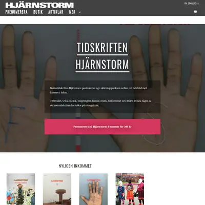 Hjärnstorm startsida 2019