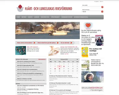 www.hjart-lung.se startsida 2011