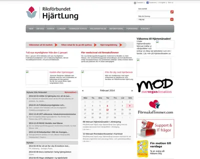 www.hjart-lung.se startsida 2014