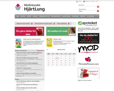 www.hjart-lung.se startsida 2015