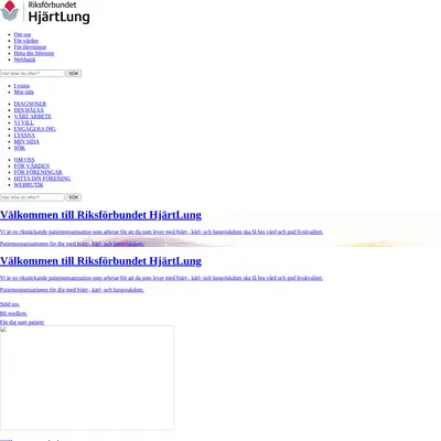 www.hjart-lung.se startsida 2021