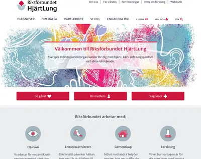 www.hjart-lung.se startsida 2023