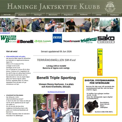 hjk.se startsida 2010