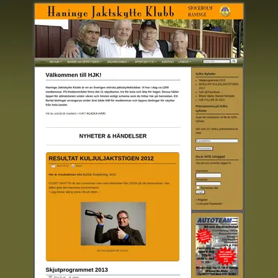 hjk.se startsida 2013