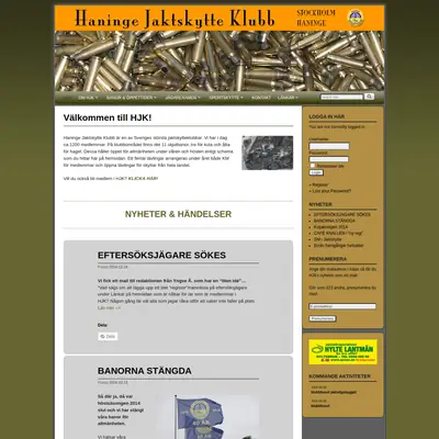 hjk.se startsida 2014