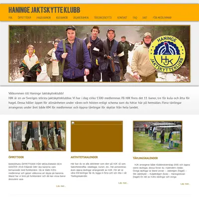 hjk.se startsida 2019