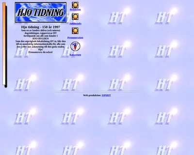 www.hjotidning.se startsida 1997