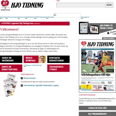 www.hjotidning.se startsida 2011