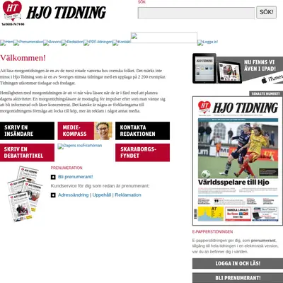 www.hjotidning.se startsida 2012