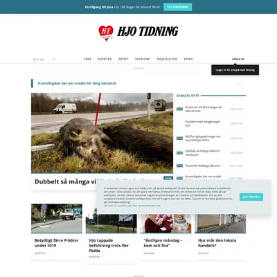 www.hjotidning.se startsida 2020