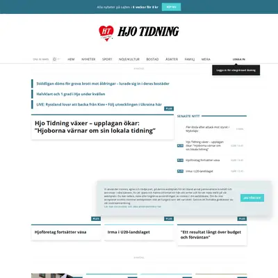 www.hjotidning.se startsida 2022