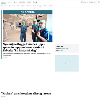 www.hjotidning.se startsida 2023