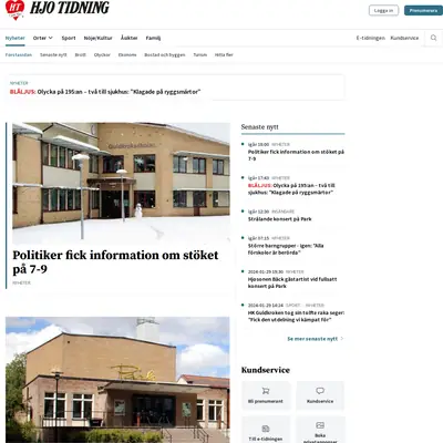 www.hjotidning.se startsida 2024